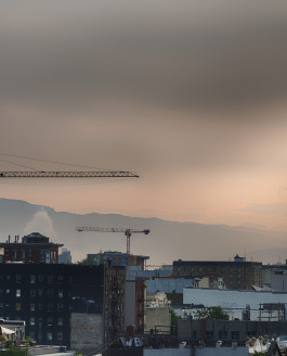 Sunrise in the city